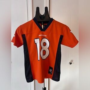 NFL Kids Orange and Navy Jersey - Manning Jersey